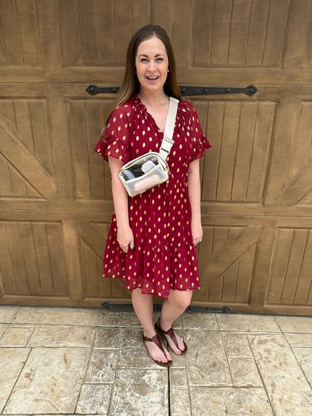 Perfect gameday dress and stadium approved crossbody purse for FSU football 🏈❤️

#LTKfindsunder50 #LTKstyletip