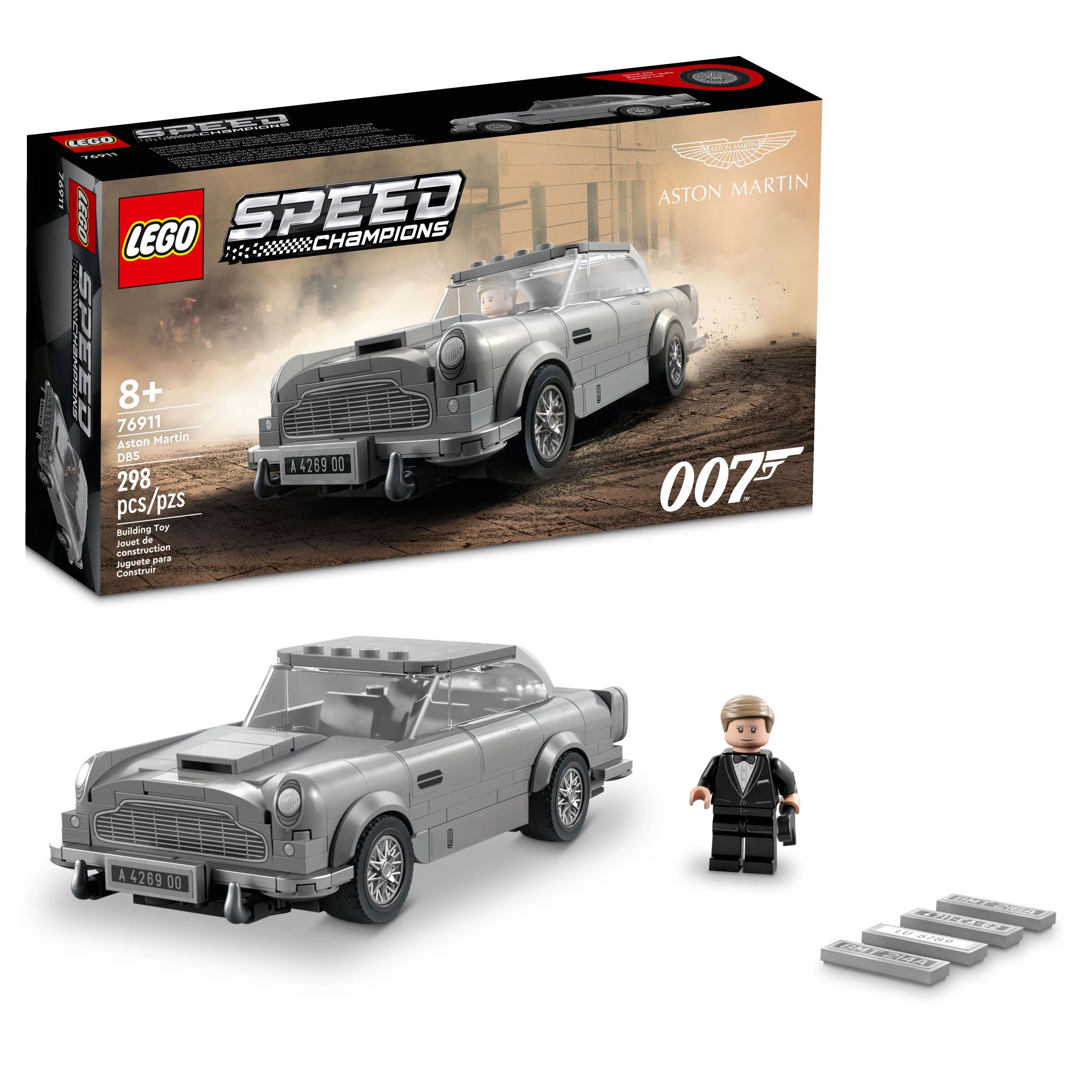 LEGO Speed Champions 007 Aston Martin DB5 76911 Building Toy Set Featuring James Bond Minifigure,... | Walmart (US)