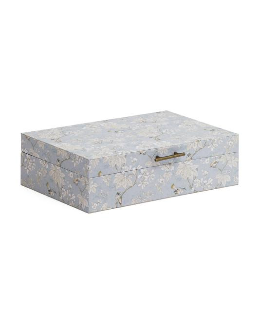 13x8.75x3.75 Chiswick Printed Decorative Box | TJ Maxx