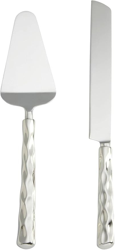 Michael Wainwright Truro Metal Cake Knife and Server Set | Amazon (US)