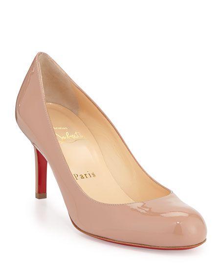 Christian Louboutin Simple Patent Red Sole Pump | Neiman Marcus