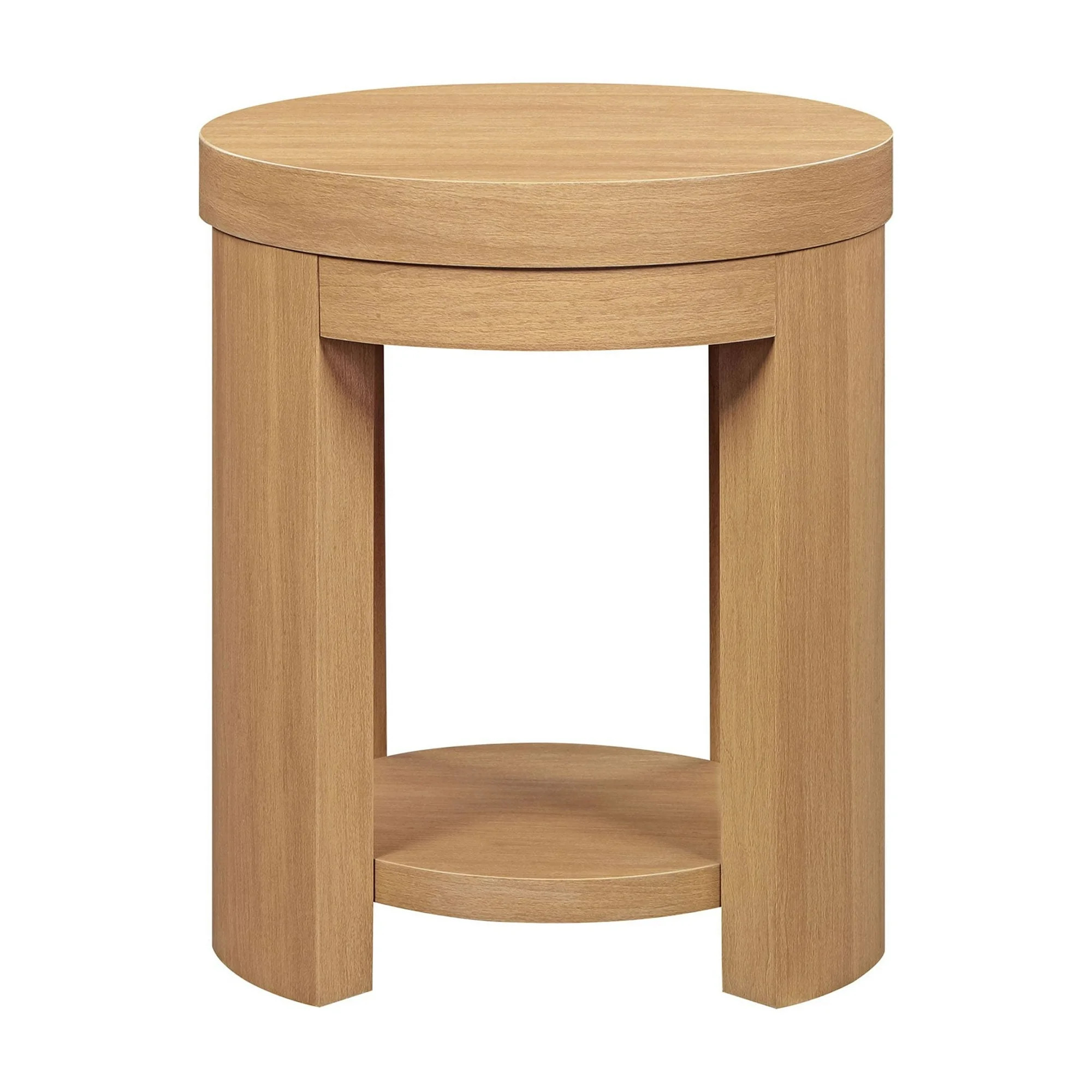 Beautiful Drew Side Table, Warm Honey Finish | Walmart (US)