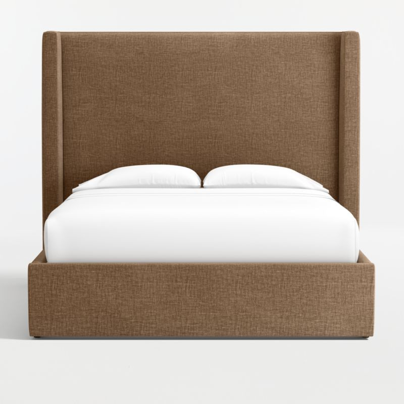 Arden Upholstered Queen Storage Bed | Crate & Barrel | Crate & Barrel