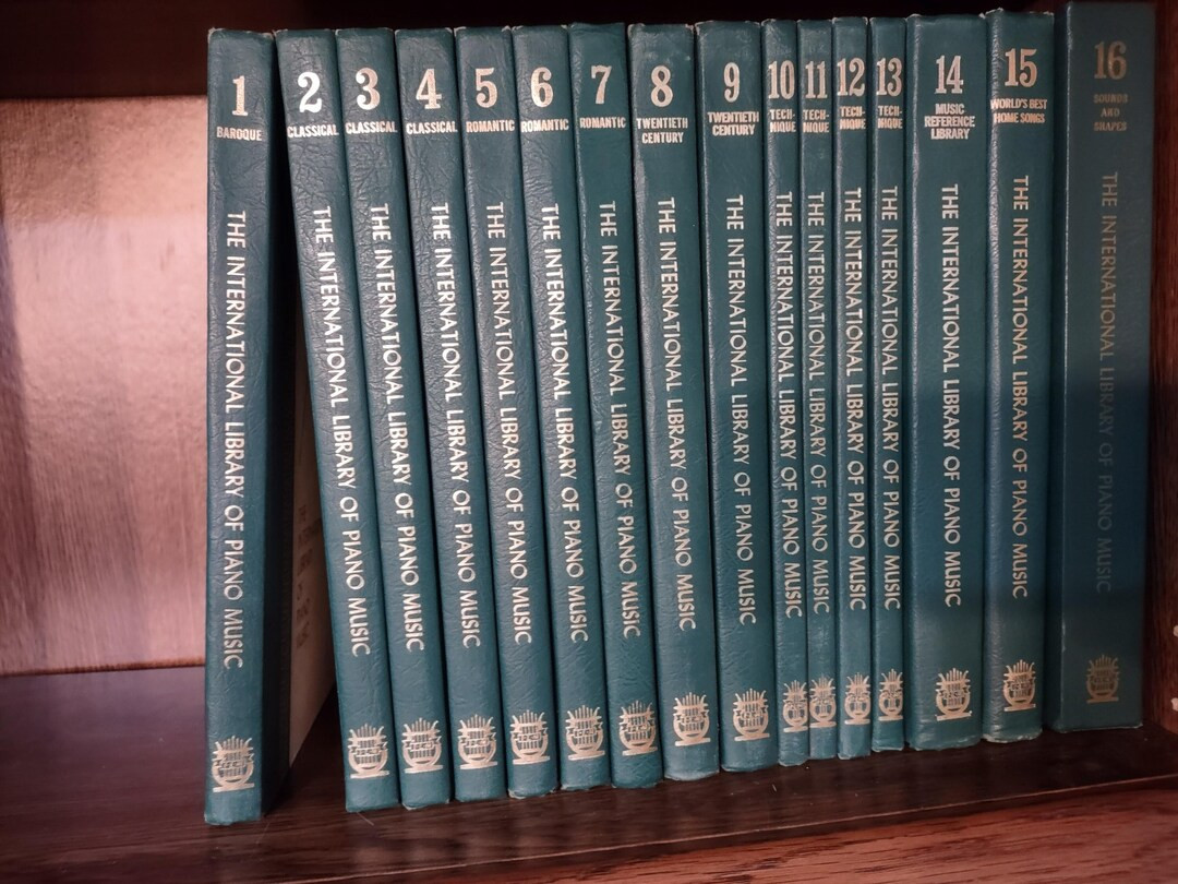 The International Library of Piano Music (complete 16 volume set) | Etsy (US)