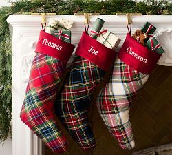 Plaid Stockings | Pottery Barn (US)