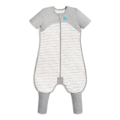 Love to Dream Organic Toddler Wearable Blanket w/Footies (6-12 Mo.), Super Soft Sleeping Sack, 1.0TOG White | Amazon (US)