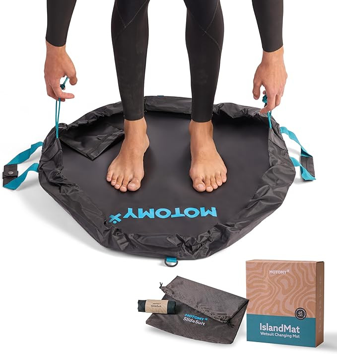 IslandMat Wetsuit Changing Mat; Compact 2-in-1 Wetsuit Bag with Waterproof 5000X Tech; Keep You &... | Amazon (US)
