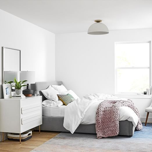 Sculptural Metal Flushmount | West Elm (US)