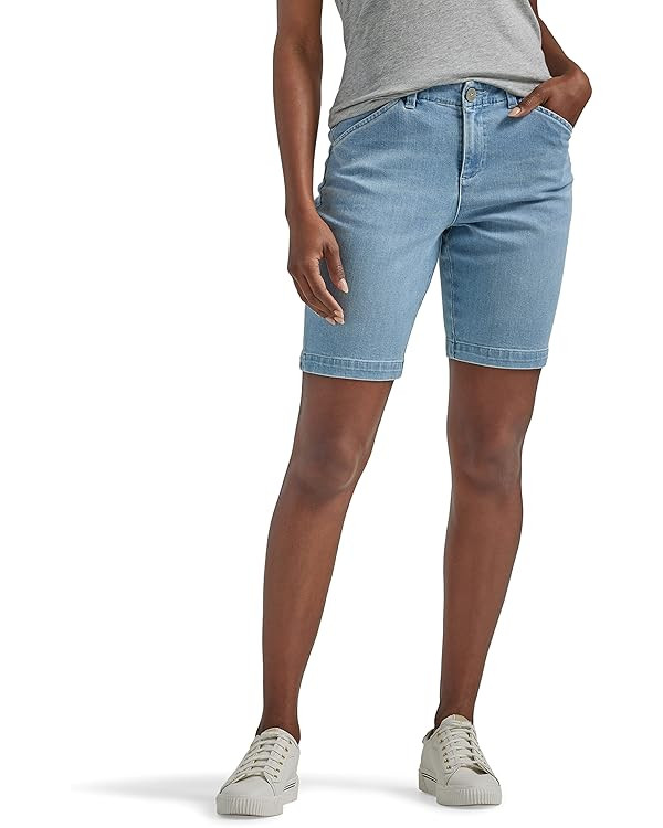 Lee Women's Regular Fit Chino Bermuda Short | Amazon (US)