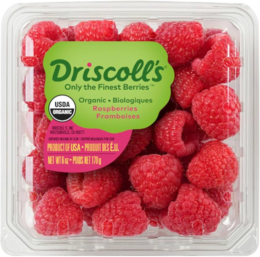 Organic Red Raspberries, 6 Oz | Amazon (US)