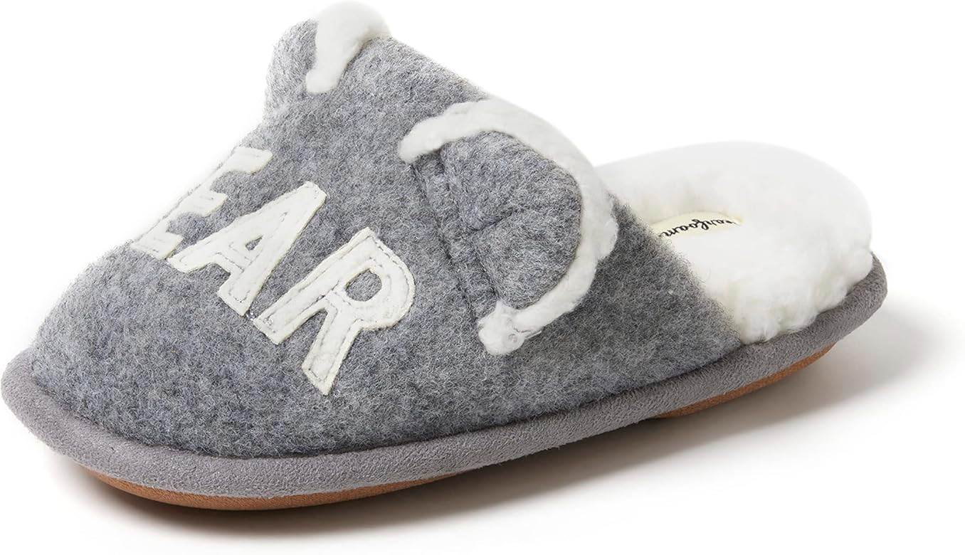 Dearfoams Unisex-child Lil Bear and Baby Bear Slipper | Amazon (US)