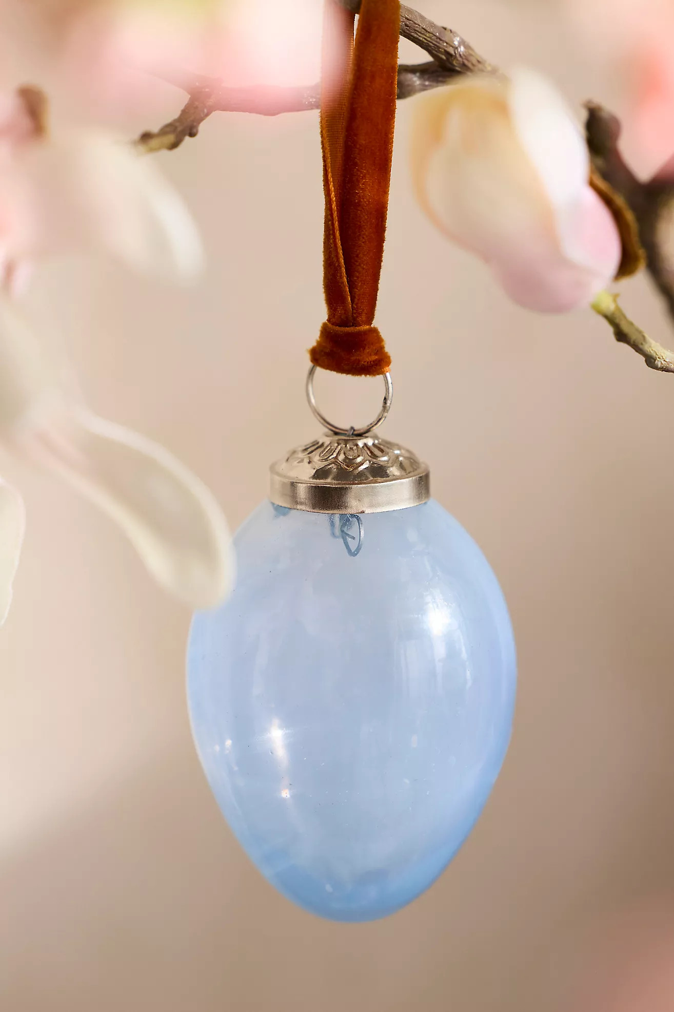 Colorful Glass Egg Ornaments, Set of 6 | Terrain