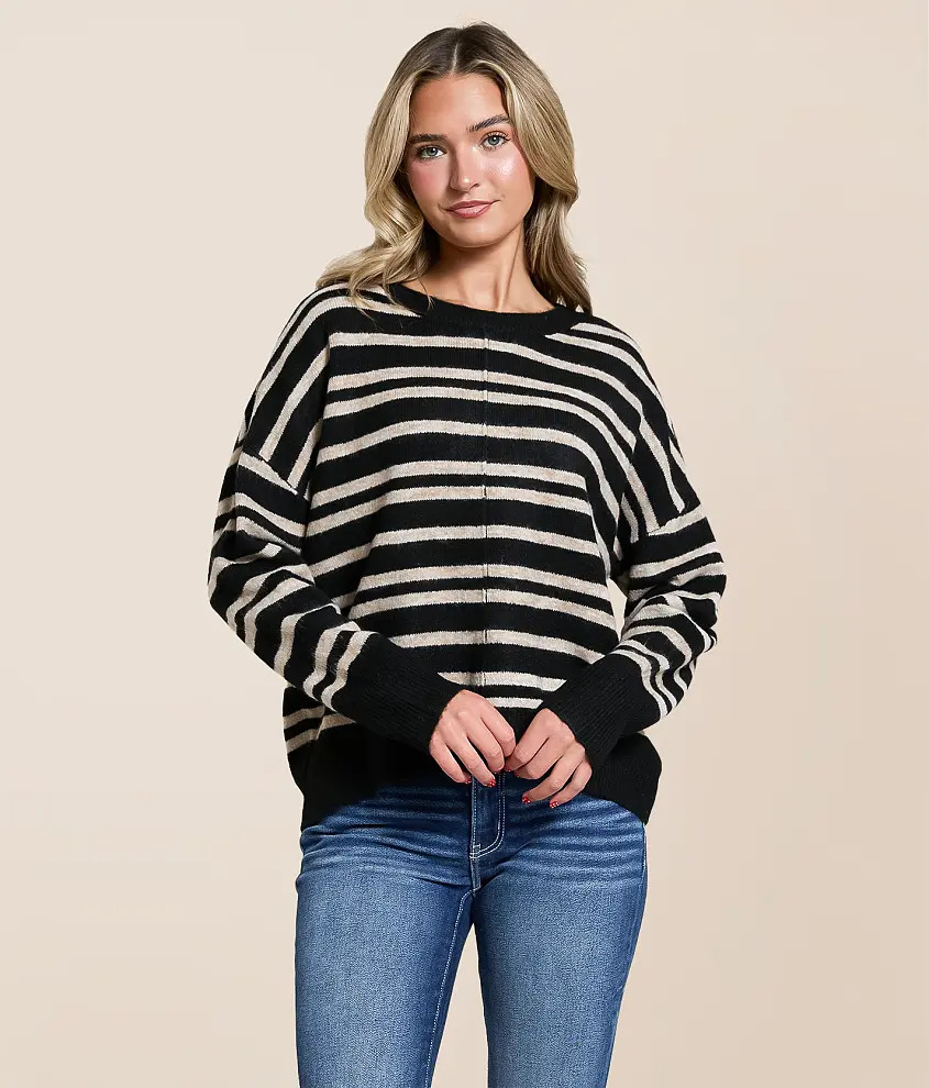 Brushed Knit Sweater | Buckle