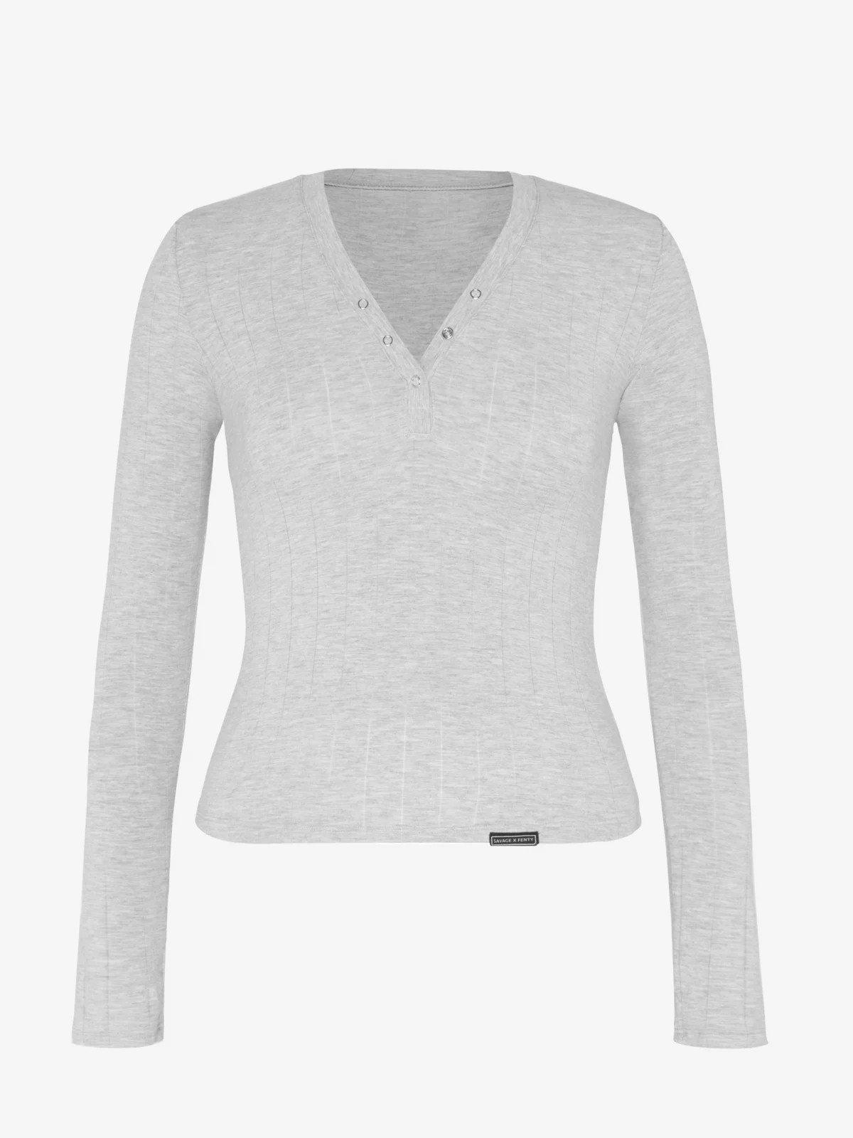 Sleek Stitch Modal Sleep Henley | Savage x Fenty - North America