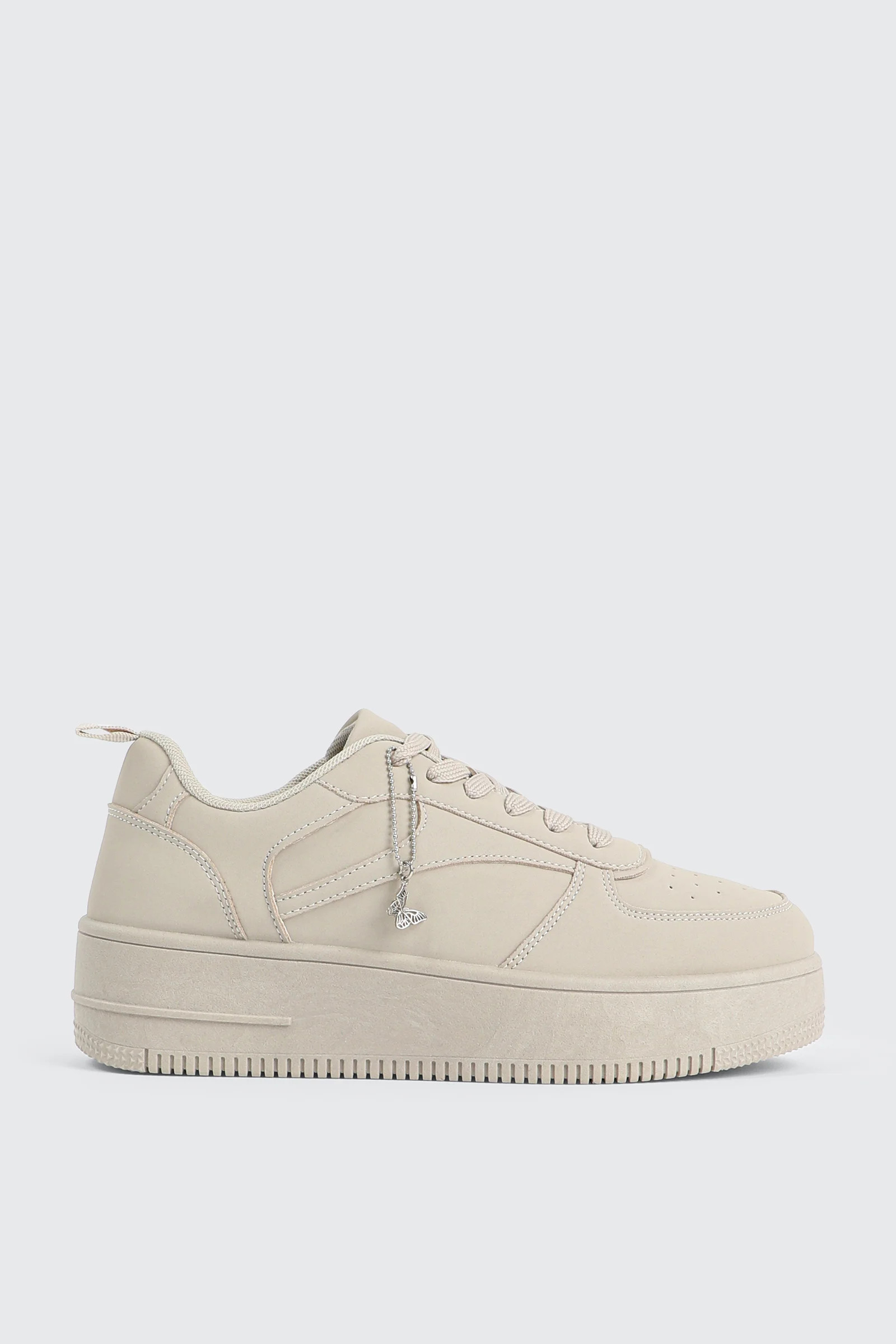 Thick Sole Court Sneakers with Charm | Ardene