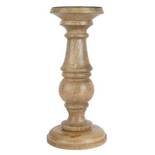 Wood Carved Pillar Candle Holder by Ashland® | Michaels Stores