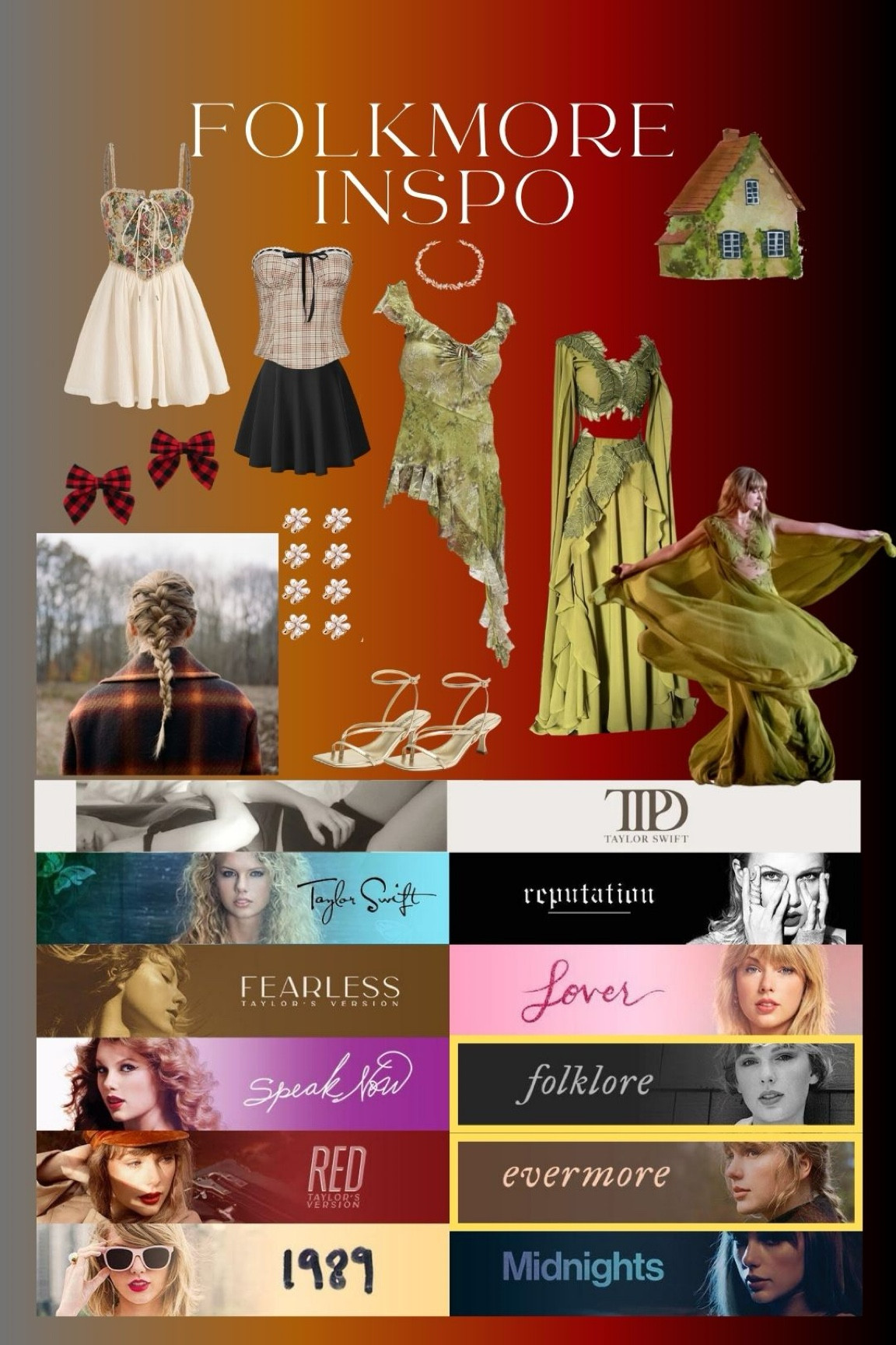 Folklore and evermore eras tour outfit inspo! #erastour 

#LTKParties #LTKFindsUnder50