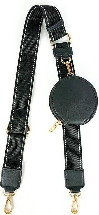 EVVE Wide Replacement Straps for Handbags with Coin Purse - For Over Shoulder Crossbody Bag, Guit... | Amazon (US)