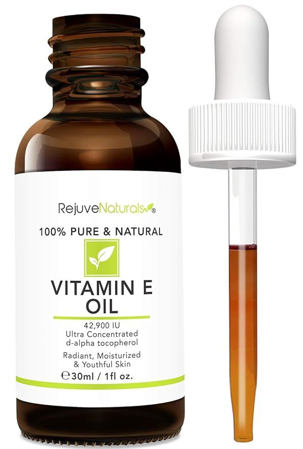 Vitamin E Oil - 100% Pure & Natural, 42,900 IU. Visibly Reduce the Look of Scars, Stretch Marks, ... | Amazon (US)