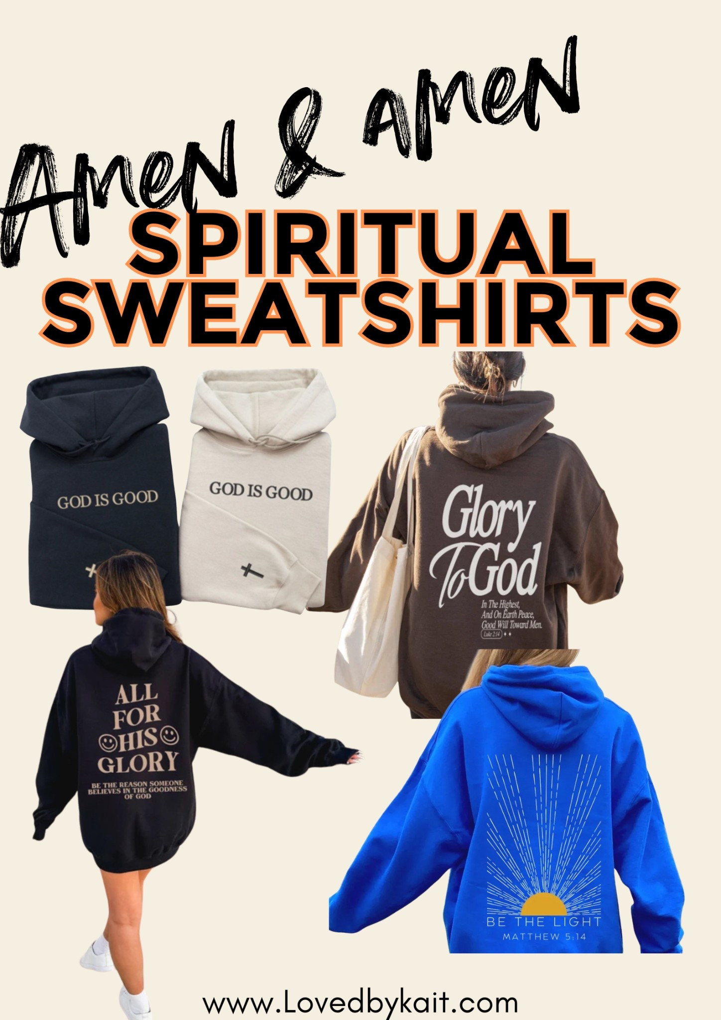 These Jesus sweatshirts and spiritual crewnecks are perfect for fall layering, Sunday errands, or quiet time with your Bible. I’ve rounded up the best Christian sweatshirts for women, including cute and comfy styles with Bible verses, minimalist faith quotes, and vintage-inspired designs.

🛍️ Tap to shop these faith-based sweatshirts via my LTK 

#LTKGiftGuide #LTKSaleAlert #LTKFindsUnder50