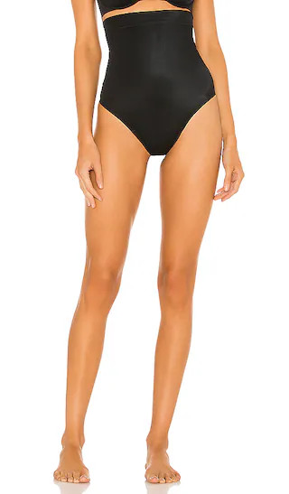 SPANX SPANXshapeâ¢ Suit Your Fancy High-Waisted Thong in Black. - size S | Revolve Clothing (Global)