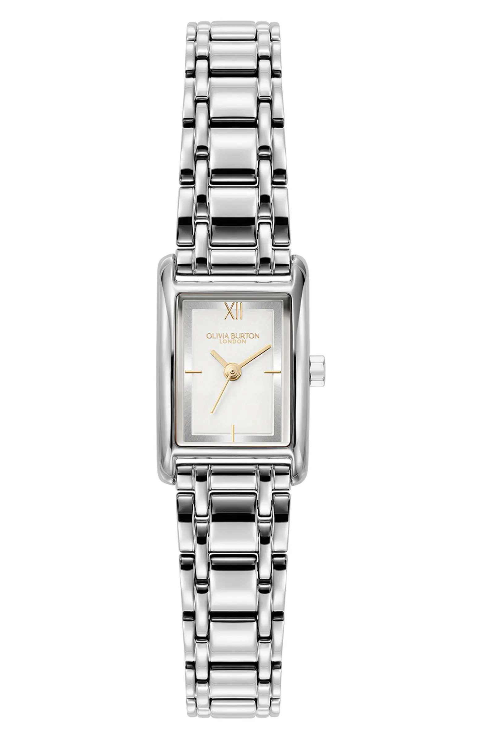 Mini Grove Rectangular Bracelet Watch, 16mm | Nordstrom