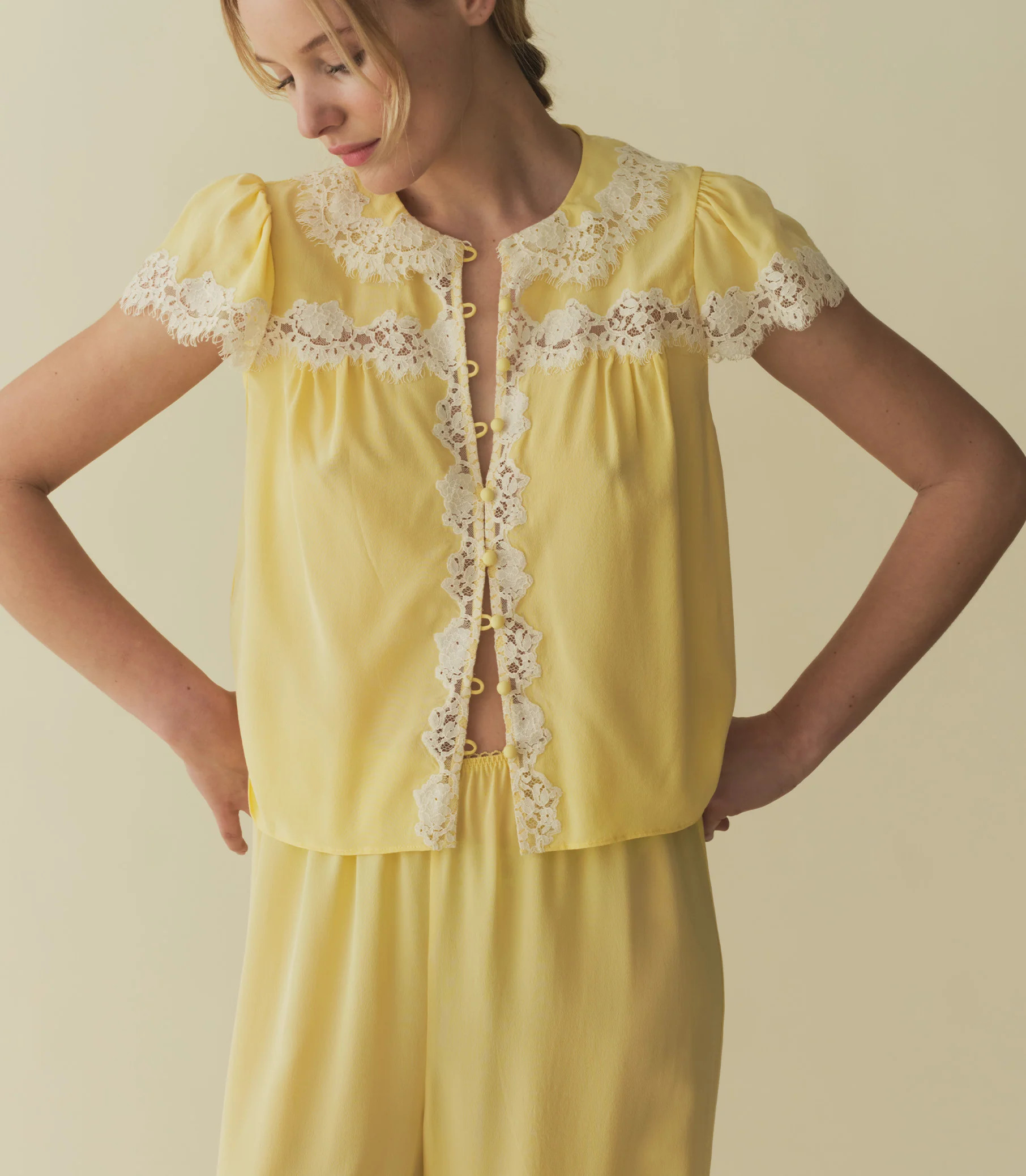 Josephine Top - Yellow Rose | DÔEN | DOEN