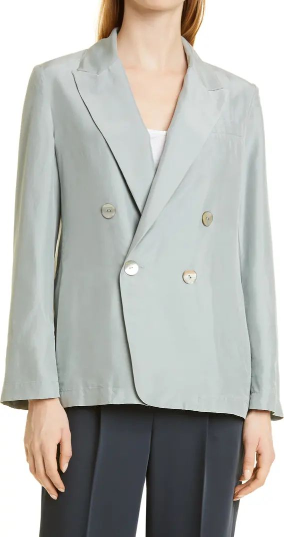 Drapey Silk Blazer | Nordstrom