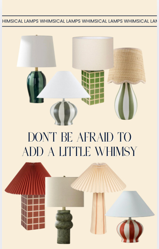 Whimsical lamps on Wayfair.com! 

 
