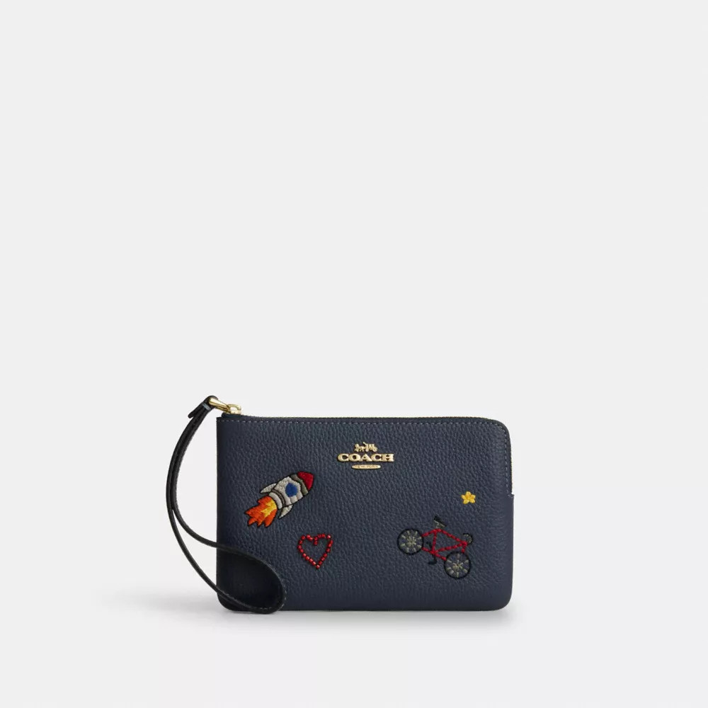 Corner Zip Wristlet | Coach Outlet US