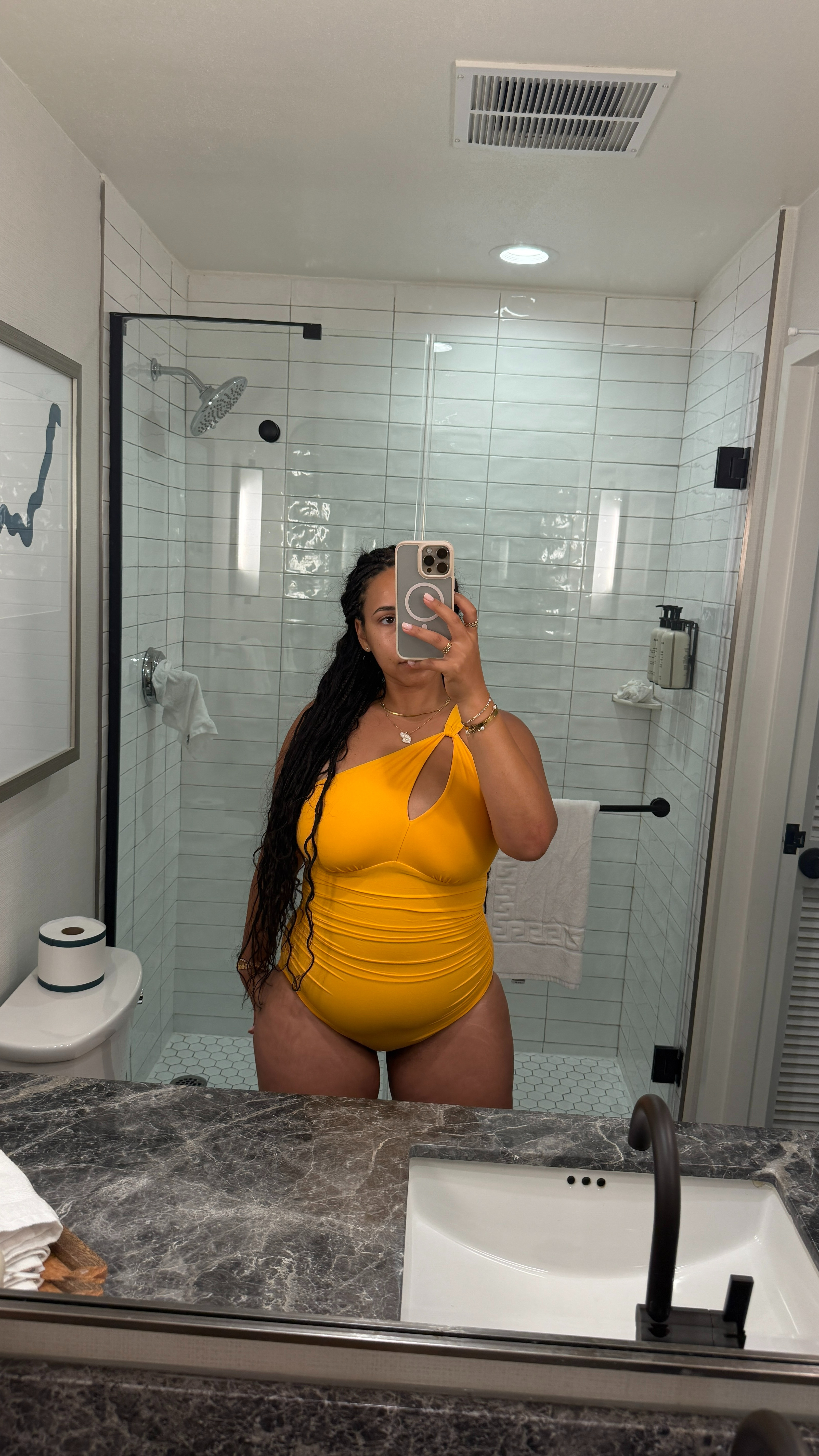Looking for a swimsuit that flatters and boosts your confidence? This one-piece tummy control swimsuit is perfect for you, girlie! A must-have Amazon find for midsize girlies who want that snatched yet effortless beach look! 

 #LTKMidsize #LTKSwim