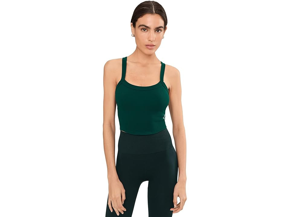 FP Movement All Clear Cami Solid Women's Clothing Evergreen : XS (Women's 0-2), Elastane/Polyester | Zappos
