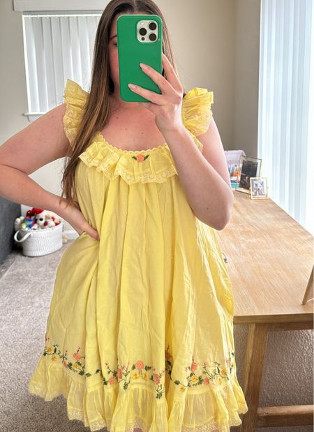 Cute summer dress 💛

#LTKmidsize #LTKSeasonal #LTKfindsunder100