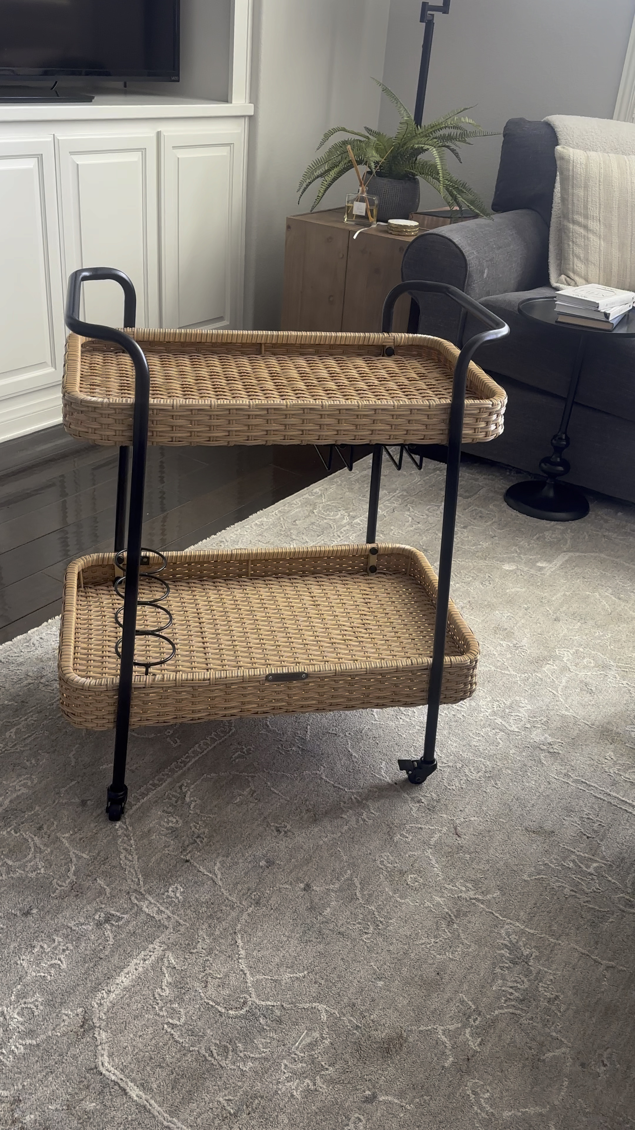 This bar cart is perfect for your backyard! Easy to put together and cute for a drink cart. 

#LTKstyletip #LTKhome #LTKparties