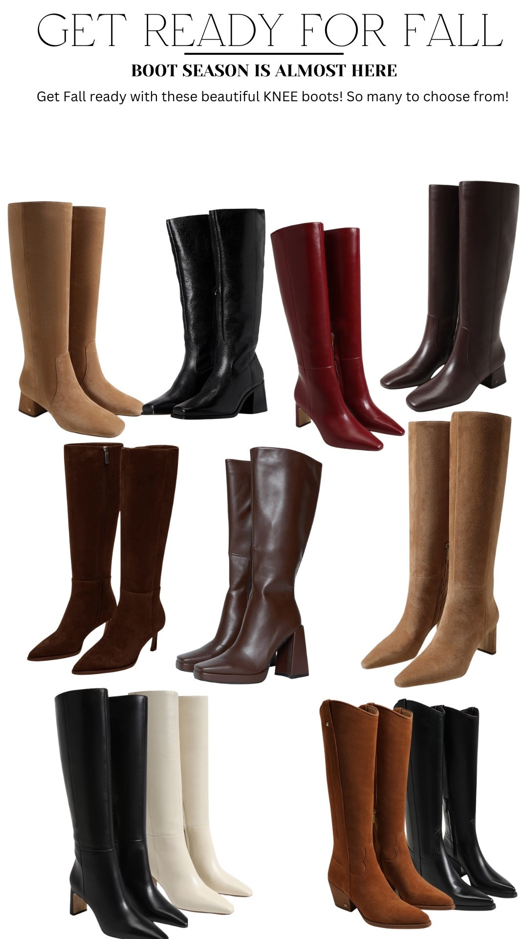Boot love 😍👢 with Autumn just  around the corner i gathered a few beautiful boots that are currently available from different price point and amazing brands. These are great options if you want to add some to your collection and be Fall ready! 🙌 i myself are 👀 some of these!!! 😍

#LTKShoeCrush