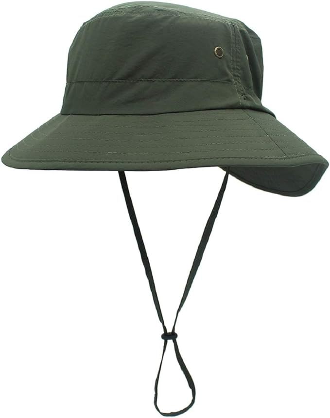 LLmoway Women Lightweight Safari Sun Hat Quick Dry Fishing Hat with Strap Cool | Amazon (US)