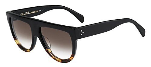 Celine 41026/S FU55I Black/Tortoise Shadow Pilot Sunglasses Lens Category 2 S | Amazon (US)