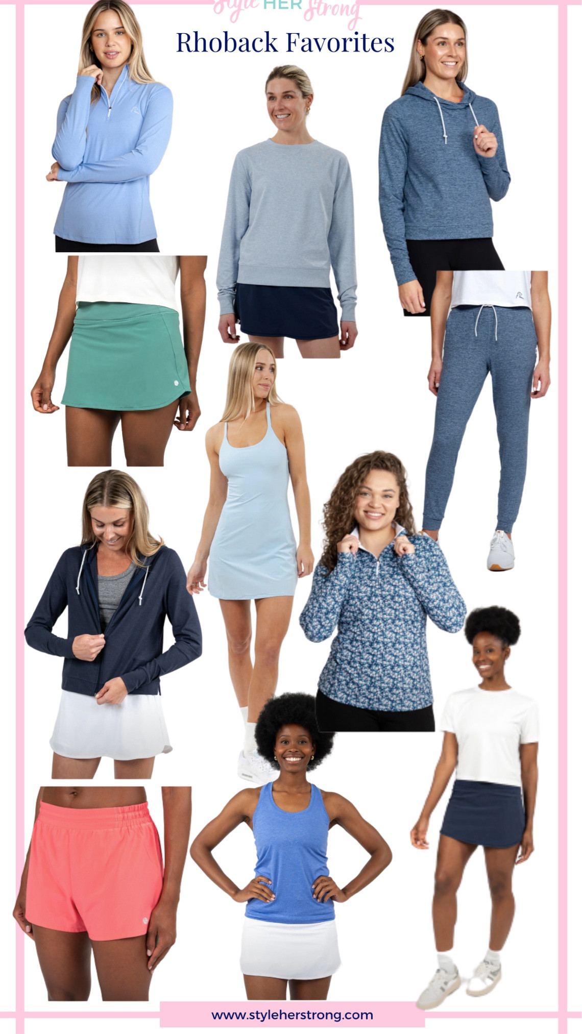 If you were to ask me what brand I wear most on a weekly basis, it would be Rhoback. I love wearing their active skirts from anything from a walk to preschool pickup and don’t even get me started on their hoodies and matching joggers that I probably wear 5x a week if I’m completely honest 

#LTKActive #LTKFitness #LTKFamily