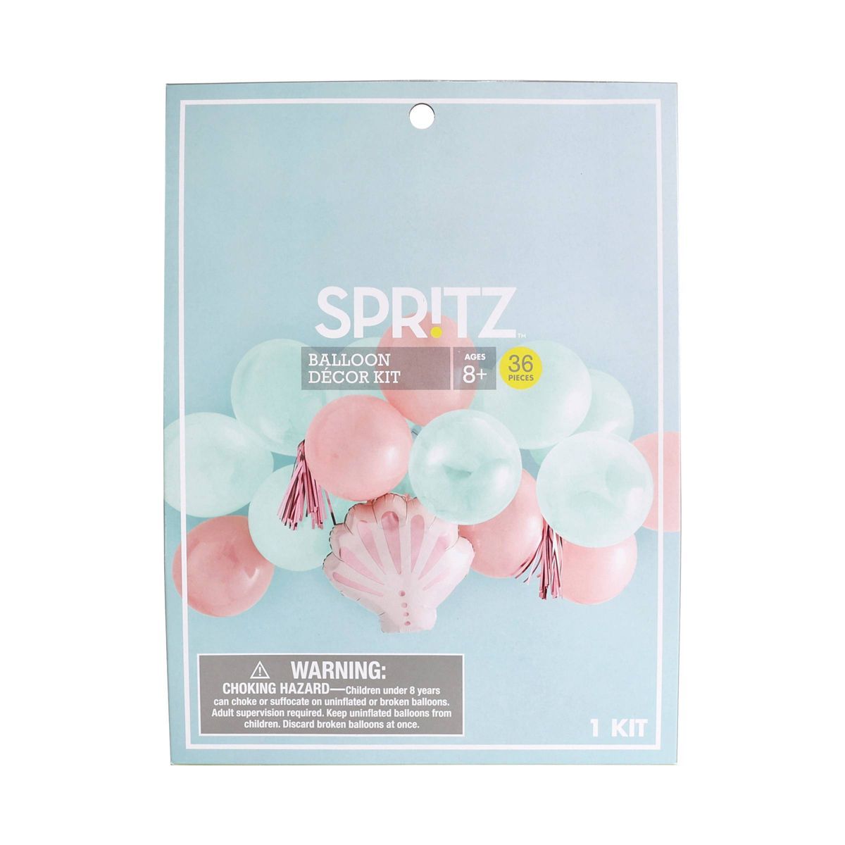 17ct Mermaid Balloon Pack Pink/Teal - Spritz™ | Target