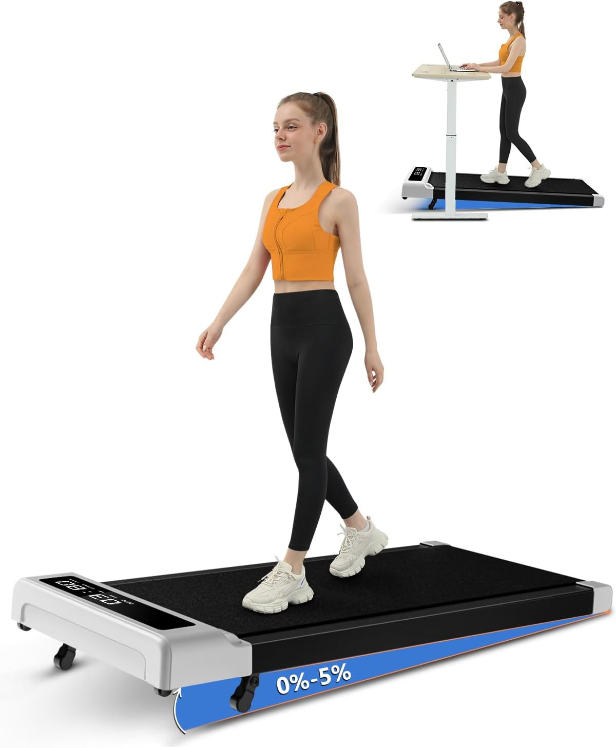 Walking Pad Treadmill, Walking pad with Incline,2 in 1 Walking pad for Walking and Jogging, 2.5HP... | Amazon (US)