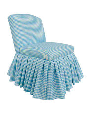 Gingham Vail Accent Chair With Gathered Skirt | Chairs & Seating | Marshalls | Marshalls