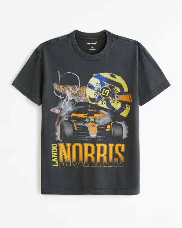 Gender Inclusive Lando Norris Graphic Tee | Gender Inclusive Gender Inclusive | Abercrombie.com | Abercrombie & Fitch (US)