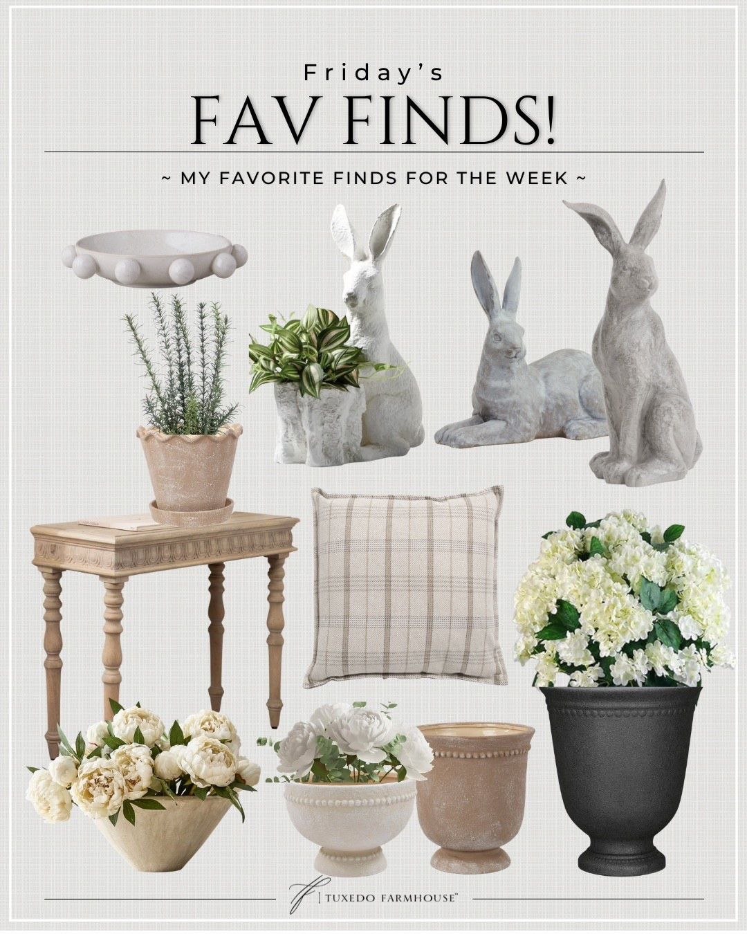 My favorite home decor and porch and patio finds this week. 

Planters, faux florals, Bunnies, pillows, spring decor

#LTKSeasonal #LTKHome