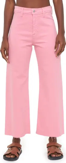 Penny High Waist Raw Hem Wide Leg Jeans | Nordstrom