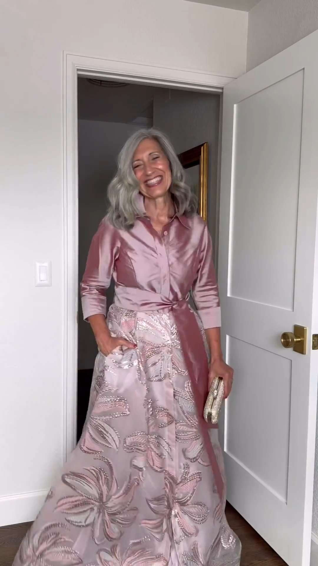 This is one of the most forgiving silhouettes.

You can adjust the waist to where it feels right on your body, and the structure of the skirt keeps it polished without feeling stiff. It’s easy to wear and easy to move in.

Wearing a size 4, and the adjustable waist makes it especially easy through the midsection.

Use code EMPTYNESTSTYLE10 for 10% off at Teri Jon.

And yes — the pockets make a difference. 

 

#LTKSeasonal #LTKOver40 #LTKWedding