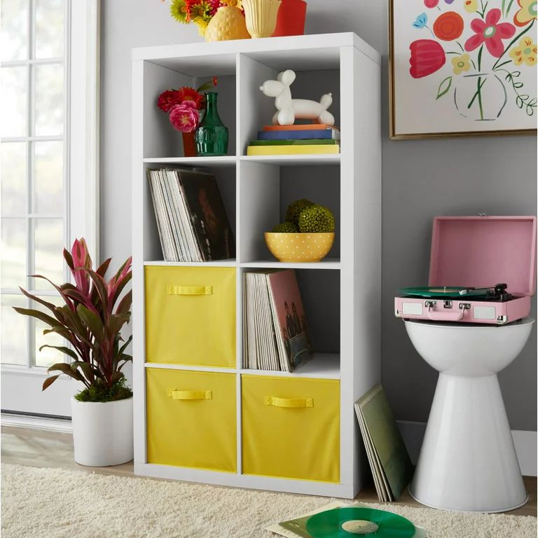 Better Homes & Gardens 8-Cube Storage Organizer, White Texture - Walmart.com | Walmart (US)