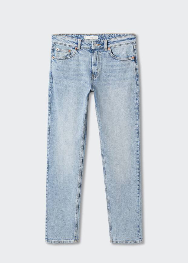 Medium-comfort straight jeans | MANGO (UK)