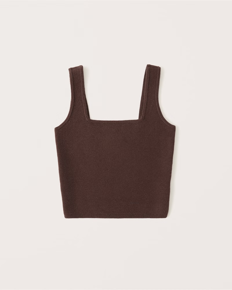 LuxeLoft Squareneck Tank | Abercrombie & Fitch (US)