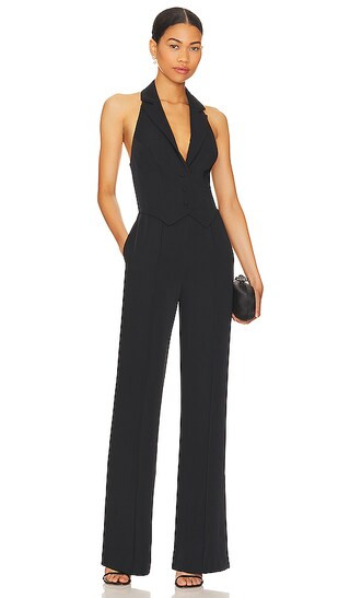 Lovers and Friends Elena Jumpsuit in Black. - size M | Revolve Clothing (Global)