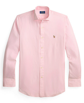 Polo Ralph Lauren Men's Long-Sleeve Pinpoint Oxford Shirt - Macy's | Macy's